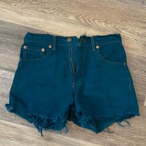Levi’s high waist shorts